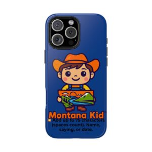 Big Sky Bandit — Tough Case - iPhone 16 Pro Max – Phone Models: iPhone 16 Pro Max –  by Montana Kid