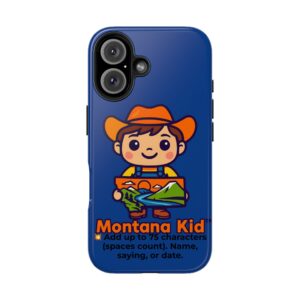 Big Sky Bandit — Tough Case - iPhone 16 – Phone Models: iPhone 16 –  by Montana Kid