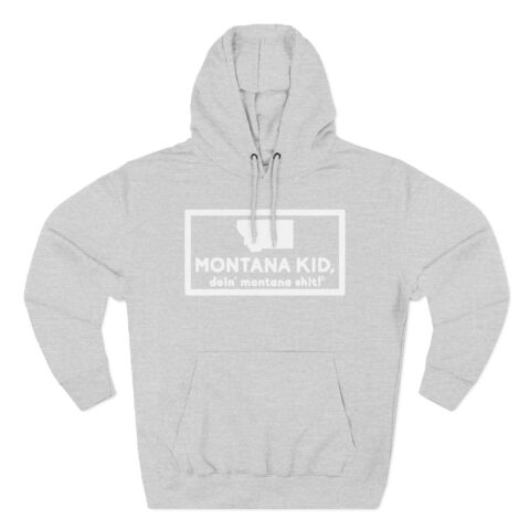 Montana Kid Essential Hoodie - Unisex - Heather Grey, 3XL – Colors: Heather Grey, Sizes: 3XL –  by Montana Kid