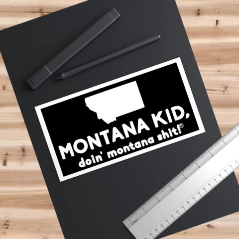 Montana Kid Bumper Sticker –  – Merch by Montana Kid