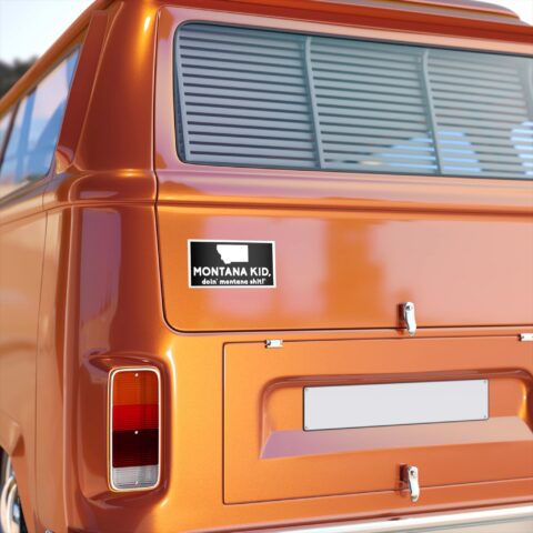 Montana Kid Bumper Sticker –  – Merch by Montana Kid