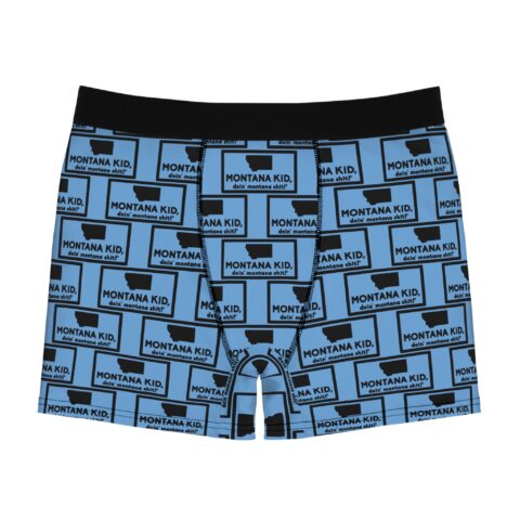 Buck-Wild Boxer Brief | Light Blue – – Adult by Montana Kid