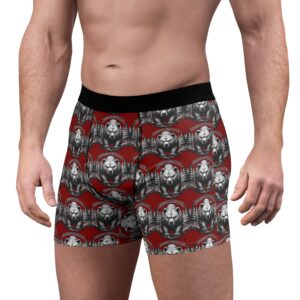 Buck-Wild Boxer Brief "Grumpy Grizzly" | Maroon –  – Grump Gear by Montana Kid