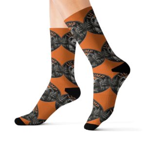 Lil’ Grump Crew Socks — Adult | Unisex | Orange –  – Adult by Montana Kid