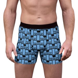 Buck-Wild Boxer Brief | Light Blue –  – Adult by Montana Kid