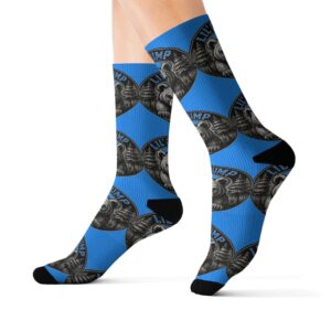 Lil’ Grump Crew Socks — Adult | Unisex | Blue –  – Adult by Montana Kid