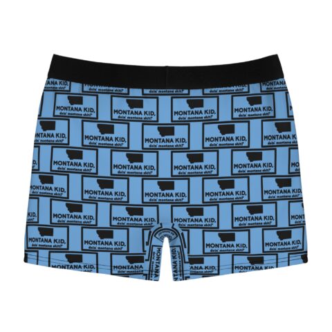 Buck-Wild Boxer Brief | Light Blue – – Adult by Montana Kid