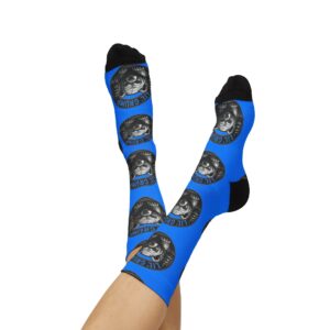 Lil’ Grump Crew Socks — Adult | Unisex | Blue –  – Adult by Montana Kid