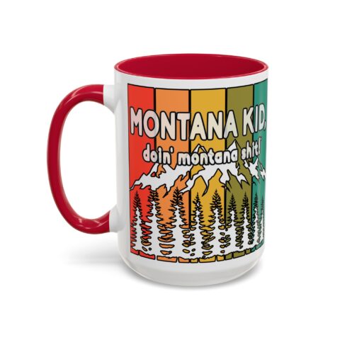 Retro Mountain Mug | 15oz –  – Uncategorized by Montana Kid
