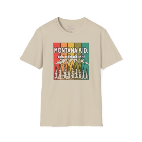 Retro Mountain Tee — Adult | Unisex –  – Adult by Montana Kid