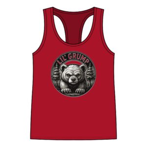 Lil’ Grump Racerback Tank — Adult | Women –  – Adult by Montana Kid