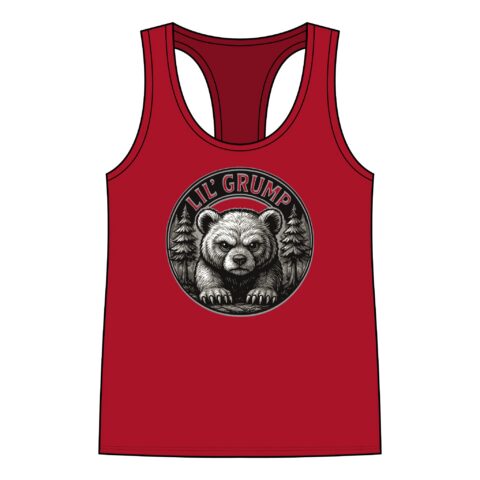 Lil’ Grump Racerback Tank — Adult | Women –  – Adult by Montana Kid