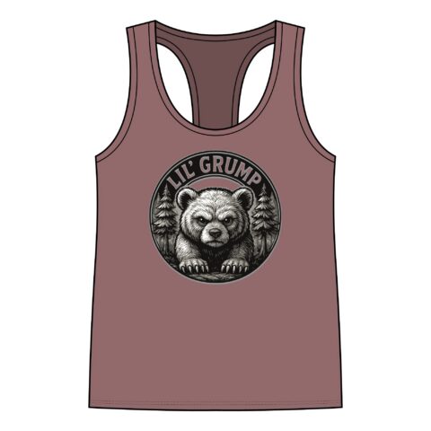 Lil’ Grump Racerback Tank — Adult | Women –  – Adult by Montana Kid