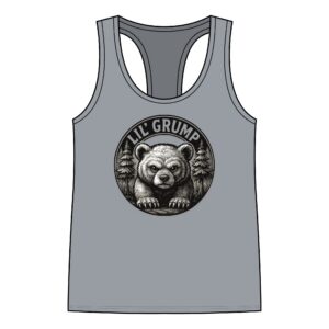 Lil’ Grump Racerback Tank — Adult | Women –  – Adult by Montana Kid