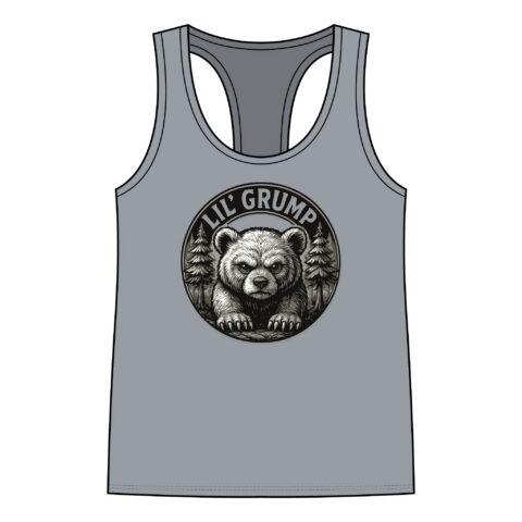 Lil’ Grump Racerback Tank — Adult | Women –  – Adult by Montana Kid