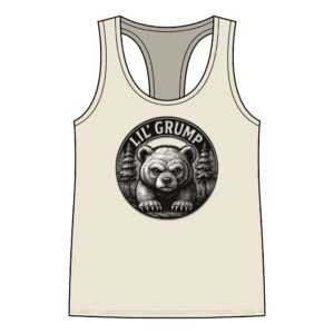 Lil’ Grump Racerback Tank — Adult | Women –  – Adult by Montana Kid