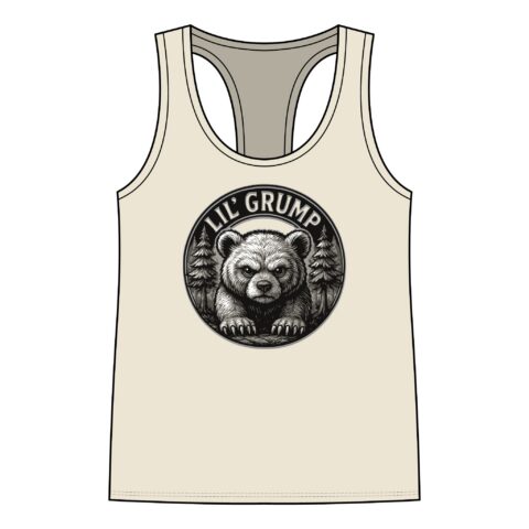 Lil’ Grump Racerback Tank — Adult | Women –  – Adult by Montana Kid