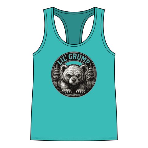 Lil’ Grump Racerback Tank — Adult | Women –  – Adult by Montana Kid