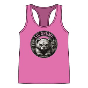 Lil’ Grump Racerback Tank — Adult | Women –  – Adult by Montana Kid