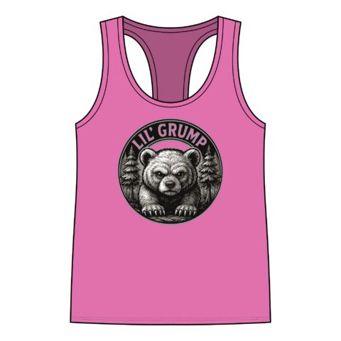Lil’ Grump Racerback Tank — Adult | Women –  – Adult by Montana Kid