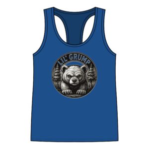 Lil’ Grump Racerback Tank — Adult | Women –  – Adult by Montana Kid