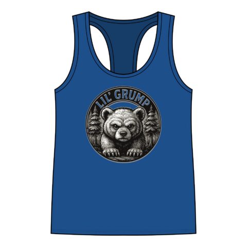 Lil’ Grump Racerback Tank — Adult | Women –  – Adult by Montana Kid