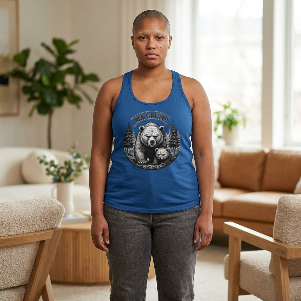 Ma Grump Racerback Tank — Adult | Women – – Adult by Montana Kid