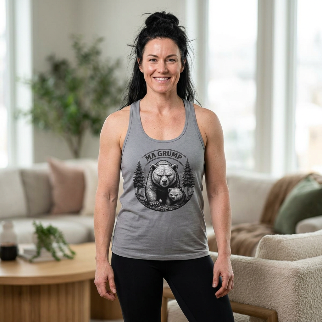 Ma Grump Racerback Tank — Adult | Women – – Adult by Montana Kid