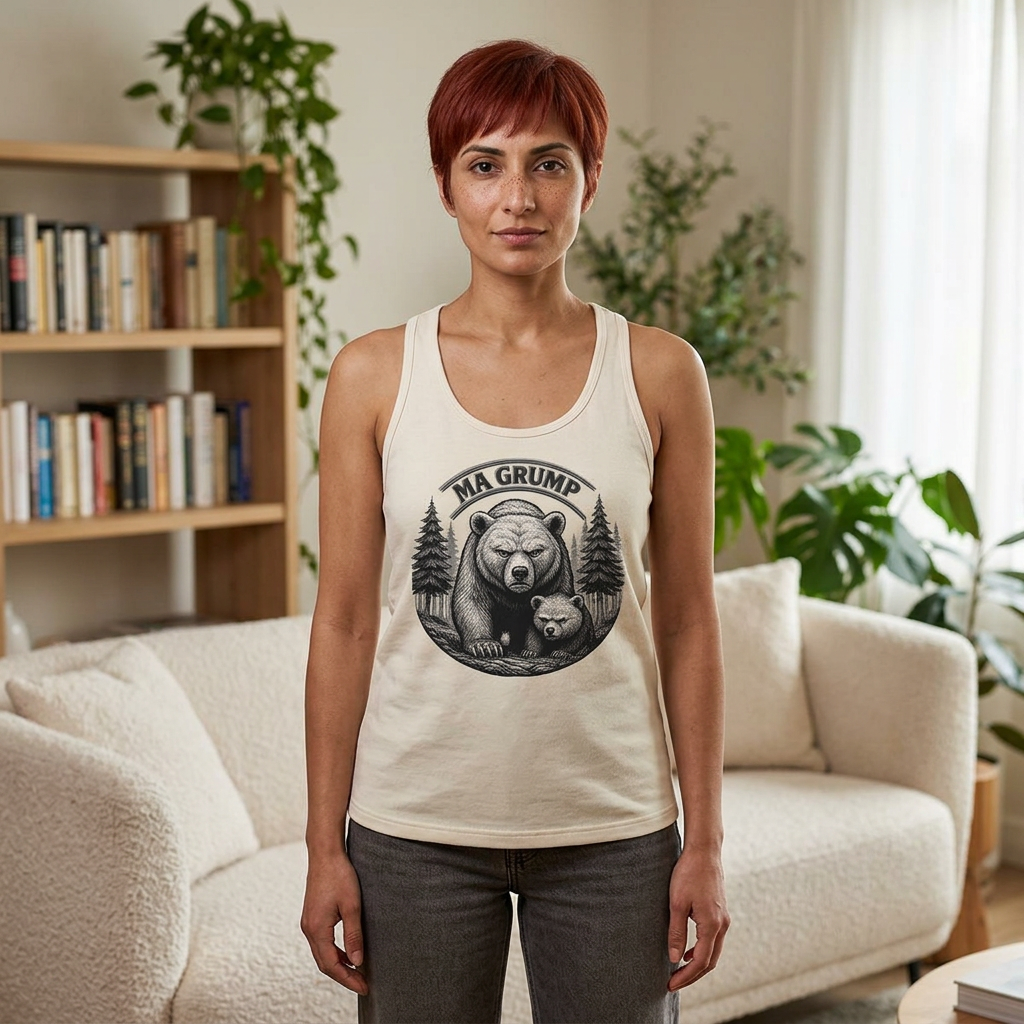 Ma Grump Racerback Tank — Adult | Women – – Adult by Montana Kid