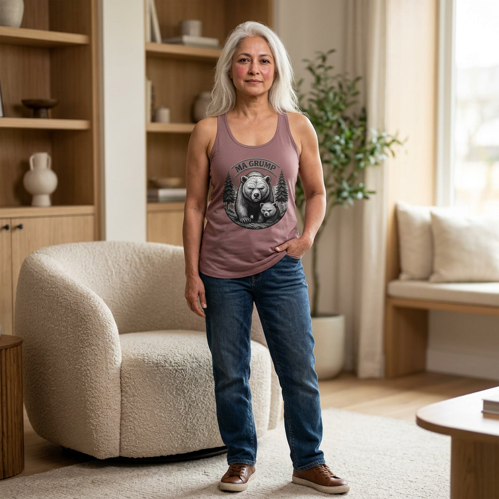 Ma Grump Racerback Tank — Adult | Women – – Adult by Montana Kid