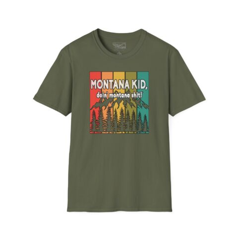 Retro Mountain Tee — Adult | Unisex –  – Adult by Montana Kid