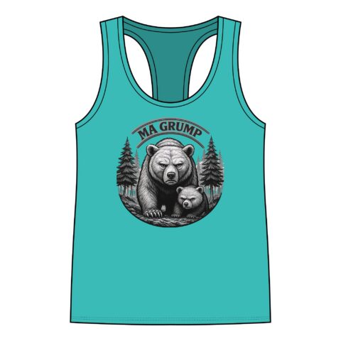 Ma Grump Racerback Tank — Adult | Women –  – Adult by Montana Kid
