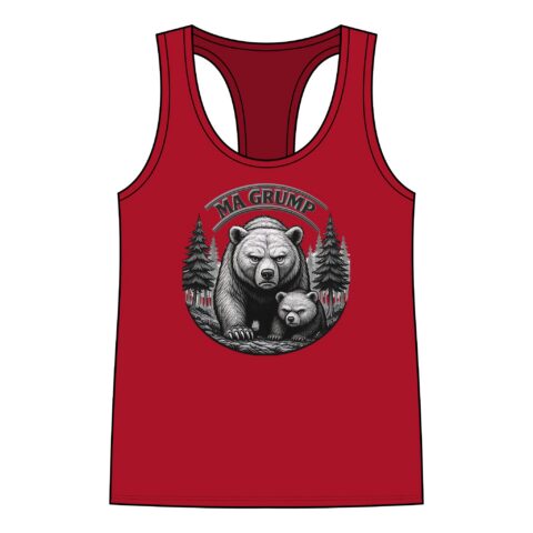 Ma Grump Racerback Tank — Adult | Women –  – Adult by Montana Kid