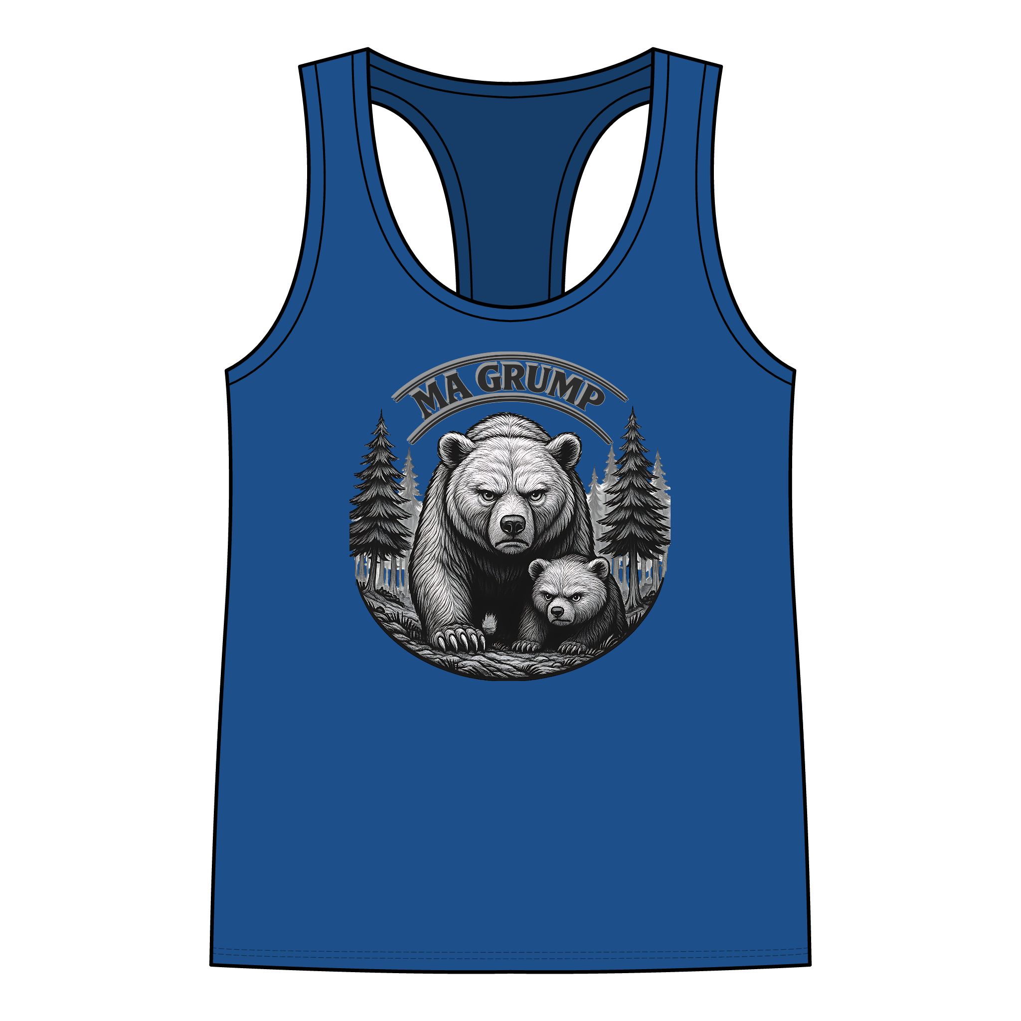 Ma Grump Racerback Tank — Adult | Women – – Adult by Montana Kid