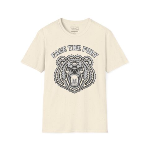 Face the Fury Tee — Adult | Unisex — Natural product mockup by Montana Kid®
