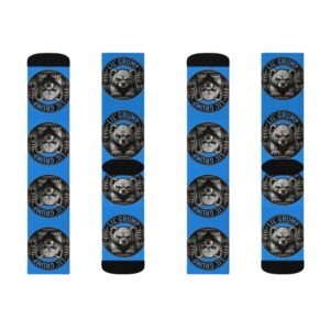 Lil’ Grump Crew Socks — Adult | Unisex | Blue – – Adult by Montana Kid