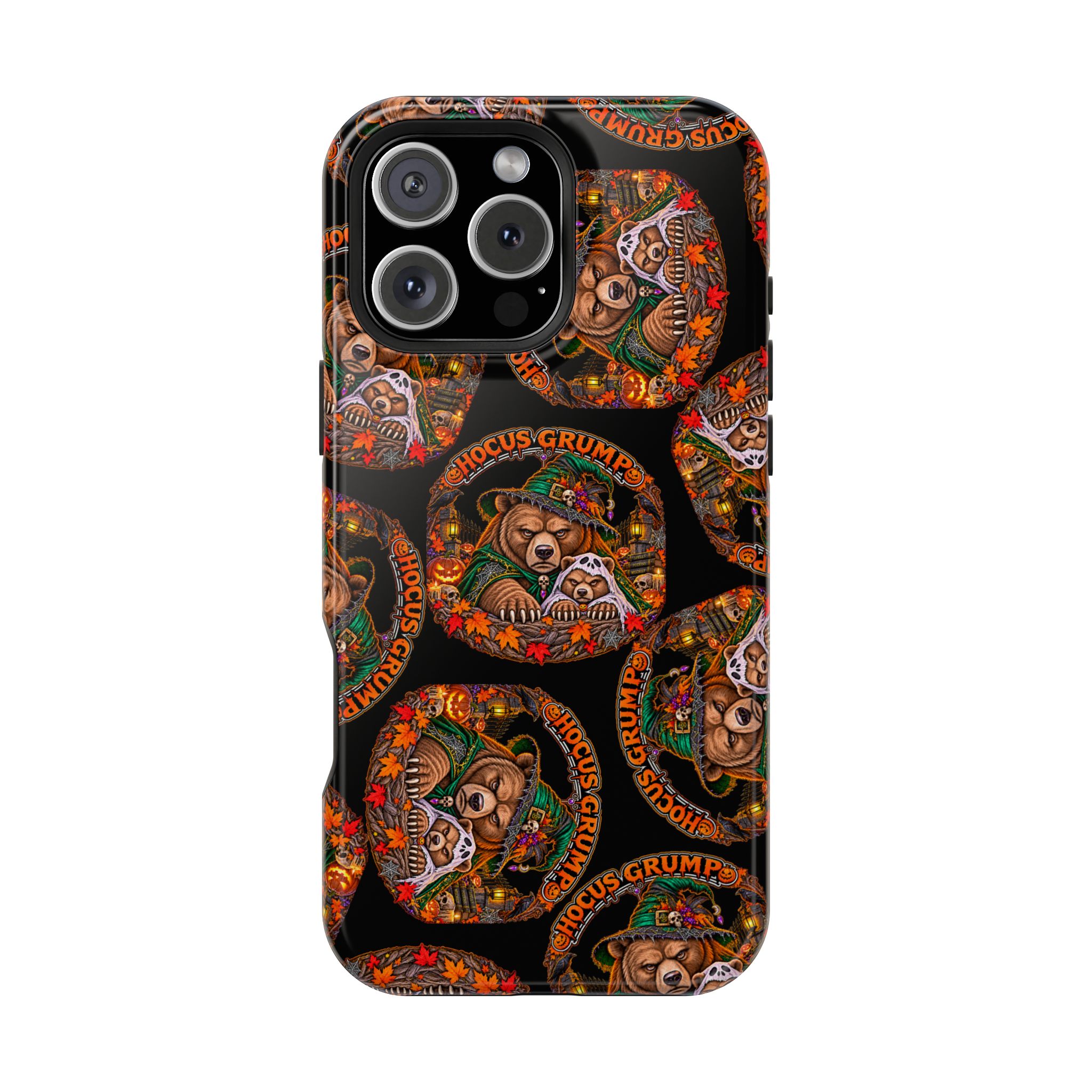 Hocus Grump Mag Phone Case for iPhone 16 Pro Max, Glossy