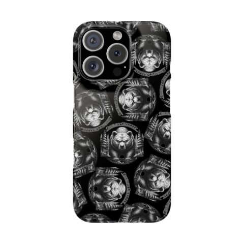 Grumpy Grizzly Snap Case for iPhone 16 Pro, Glossy
