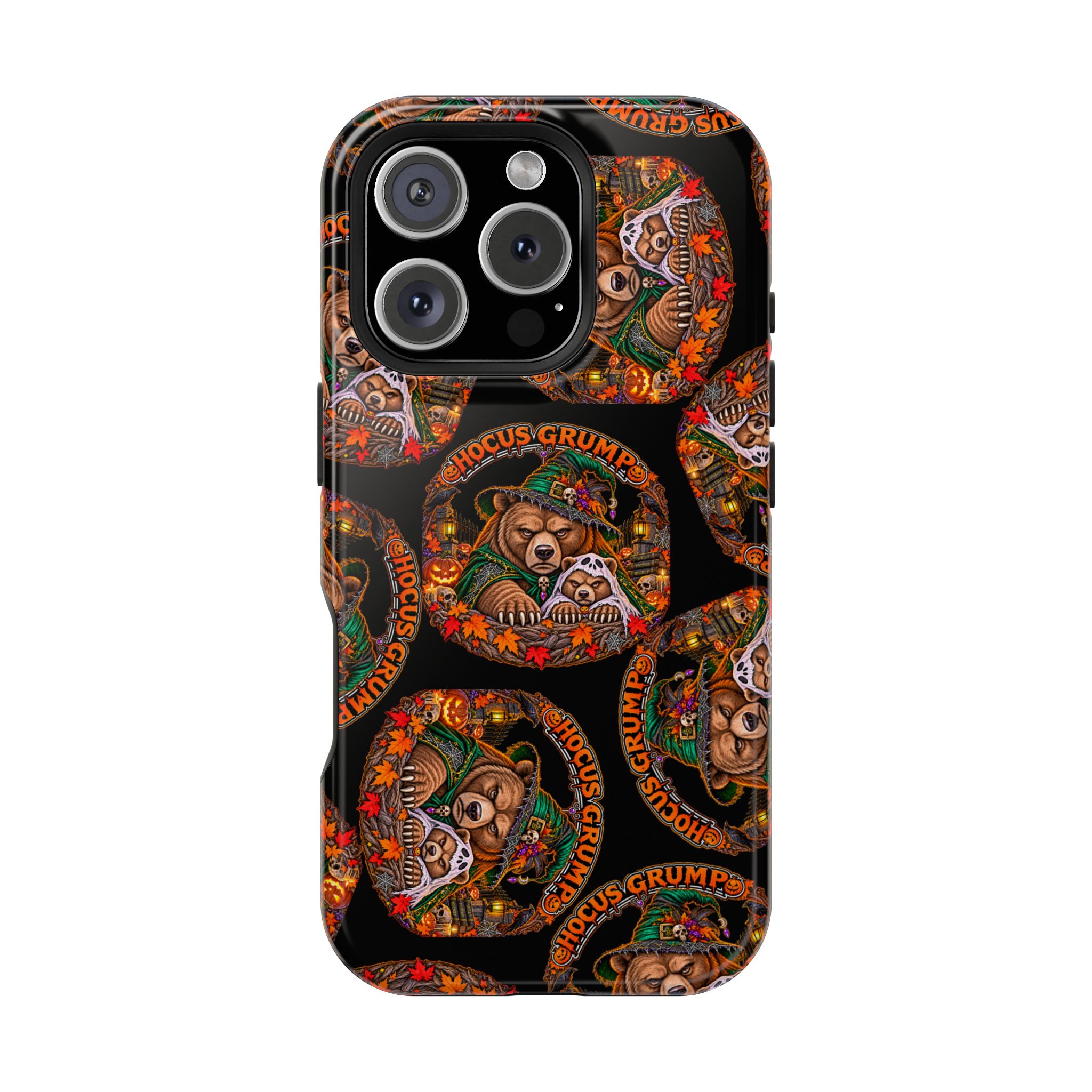 Hocus Grump Mag Phone Case for iPhone 16 Pro, Glossy