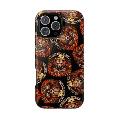 Halloween Grump Mag Phone Case for iPhone 16 Pro Max, Glossy
