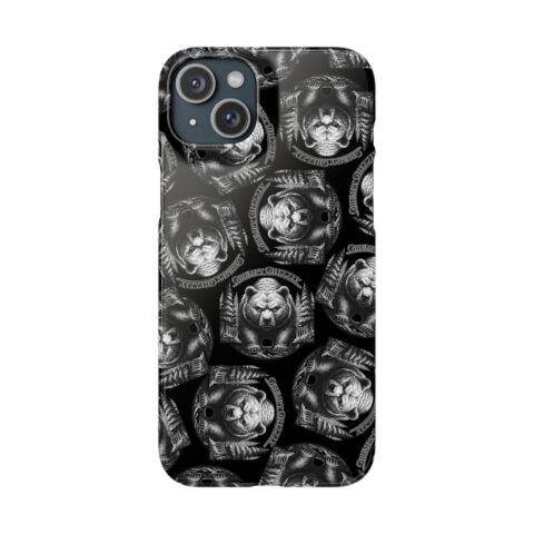 Grumpy Grizzly Snap Case for iPhone 15 Plus, Glossy