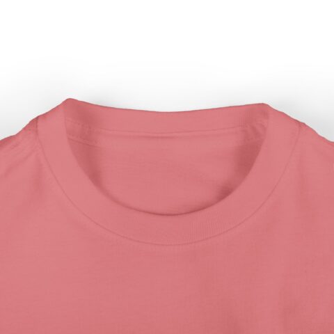Lil’ Ghostly Grump Tee in Mauvelous, collar close-up