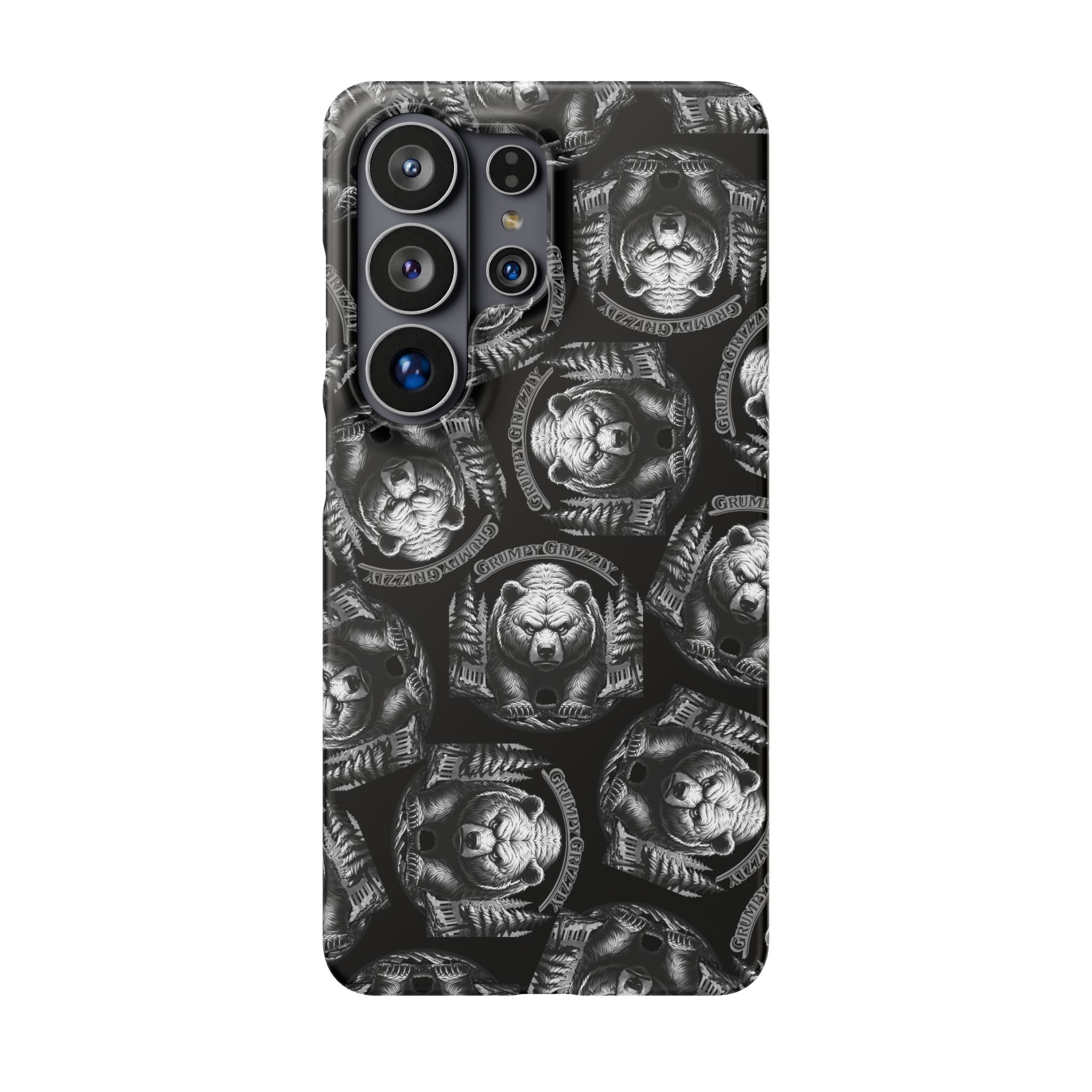 Grumpy Grizzly Snap Case for Samsung Galaxy S26 Ultra, Matte