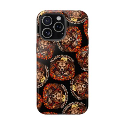 Halloween Grump Mag Phone Case for iPhone 15 Pro Max, Glossy