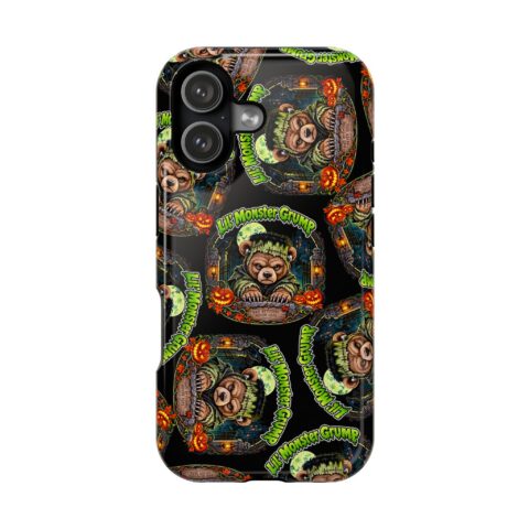 Lil' Monster Grump Mag Phone Case for iPhone 17, Glossy