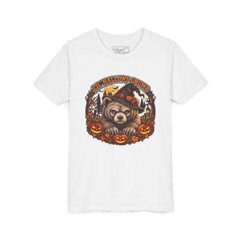 Lil’ Hallows Grump Tee in White, laid flat
