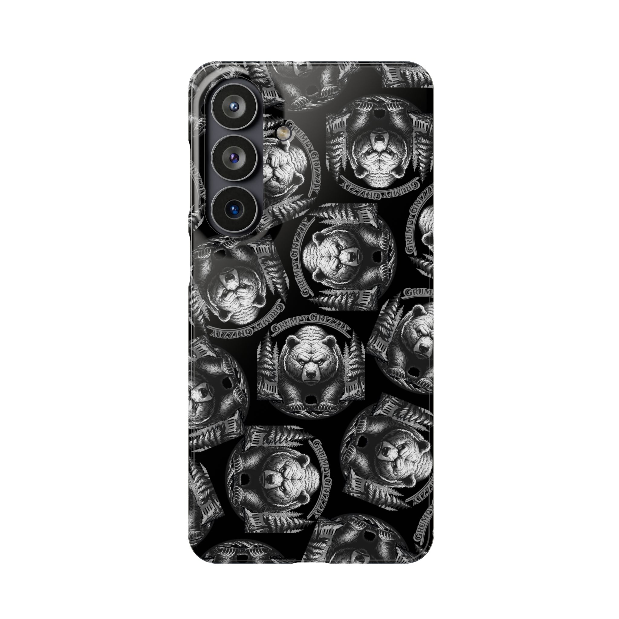 Grumpy Grizzly Snap Case for Samsung Galaxy S26 Plus, Glossy