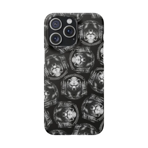 Grumpy Grizzly Snap Case for iPhone 15 Pro Max, Matte