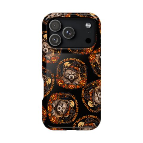 Lil' Hallows Grump Mag Phone Case for iPhone 18 Pro, Glossy