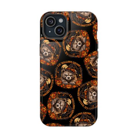 Lil' Hallows Grump Mag Phone Case for iPhone 15 Plus, Glossy
